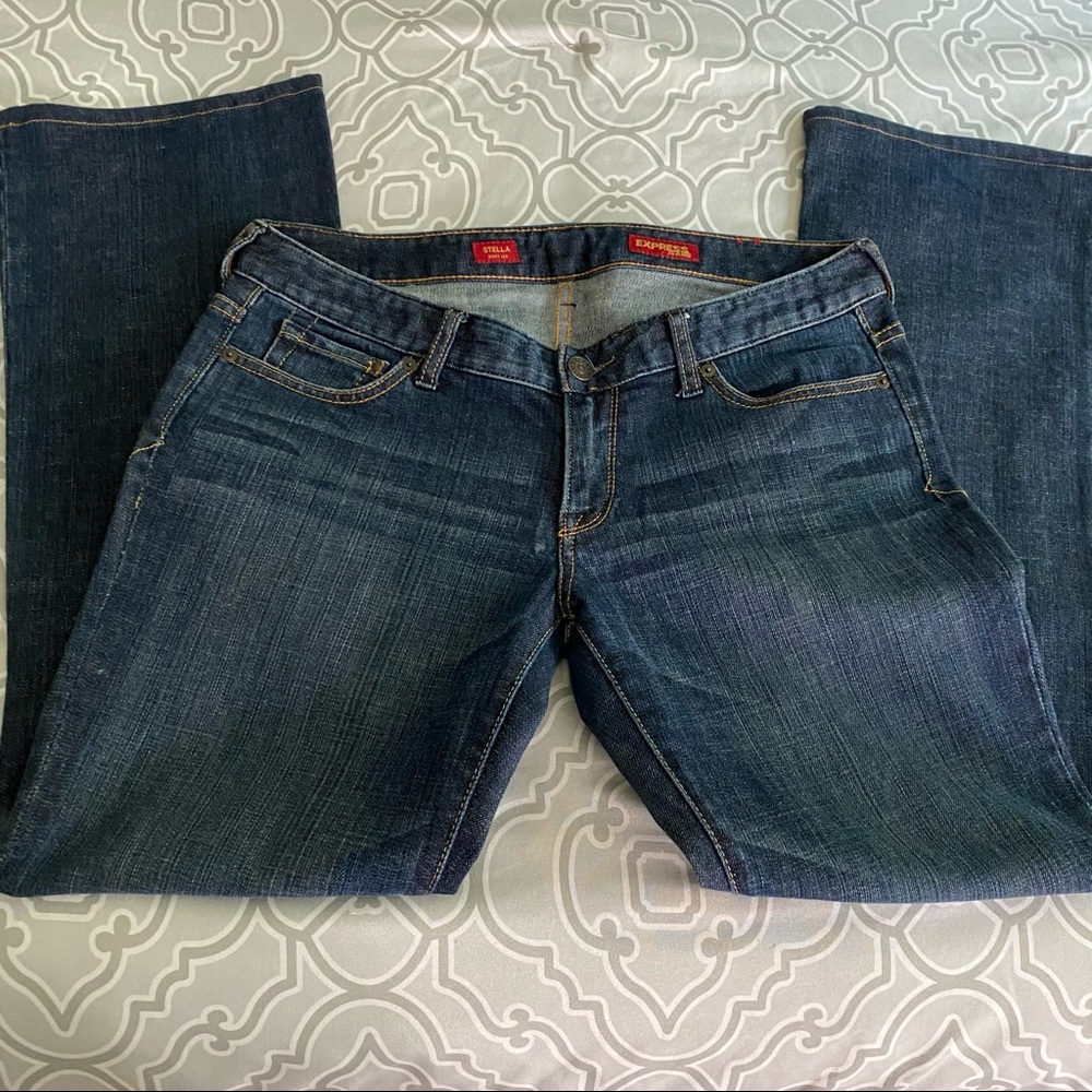 Express Stella boot leg jeans size 10L